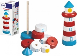 Fa rakosgató piramis – világítótorony DETOA