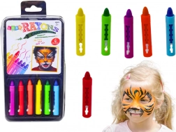 Színes Arcfestő Készlet 6 Darab