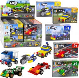 Kreatív építőkészlet City járművek 2 az 1-ben
