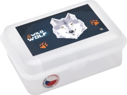 Farkasos uzsonnás doboz rekesszel