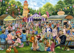 Puzzle kolbász- és almabor-ünnep 1000 darabos FALCON