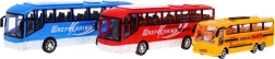 Gyerek buszok készlet 3+ Iskolabusz és kiránduló buszok élénk színekkel