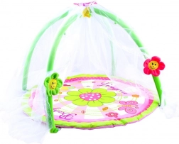Gyermek játszószőnyeg szúnyoghálóval