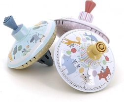 Fém pörgettyű Sarah Betz illusztrációival