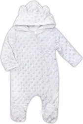 Baba overall minkyből Nicol Bubbles – fehér