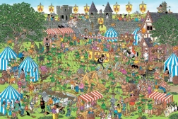 Puzzle Fesztivál Robina Hooda 1500 darabos Jan van Haasteren-től