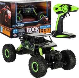 RC autó Rock Crawler 1:18 4WD 2,4 GHz – Zöld