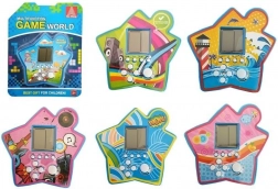 Zseb-elektronikus játék csillag alakban – Tetris, kék