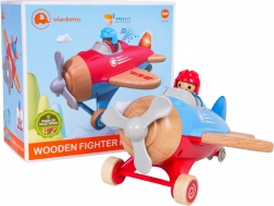 Fa kék repülőgép fényekkel és hangokkal