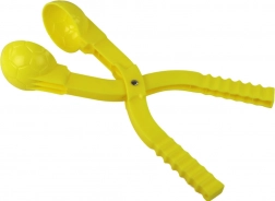 Sárga hógolyókészítő labda mintával