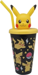 Gyerek kulacs Pokémon 450 ml szívószállal – KiDS Licensing