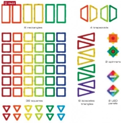 Geosmart mágneses építőkészlet űrállomás