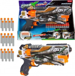 Hab lövedékes pisztoly hanggal és töltényekkel