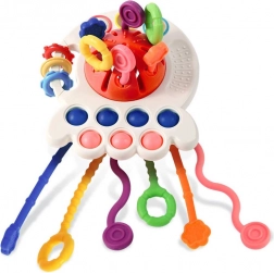 Színes érzékszervi játék - rágóka