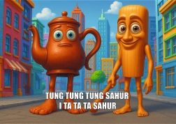 Trefl puzzle BrainRots: Tung Tung Sahur 200 darabos