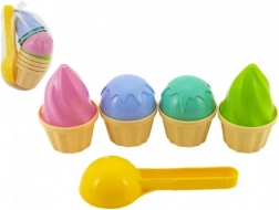 Homokozós fagylaltforma-készlet