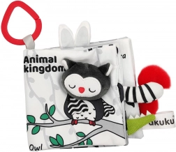 Akuku érzékszervi kontrasztos babakönyv – állatkák