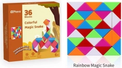 Színes kígyó összerakható rejtvény