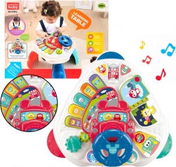 Interaktív oktató asztal kormánnyal