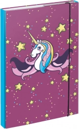BAAGL A4 iskolai füzetmappa – unikornis