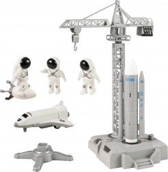 Űrkészlet daruval és kilövőállással