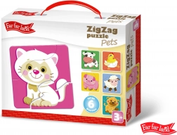 Puzzle ZigZag Állatbarátok Táv Táv Föld