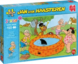 Puzzle JUMBO Jan van Haasteren Junior: Tréfák a medencénél 150 darab