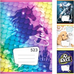 A5 füzet, 20 lap – vonalas 12 mm