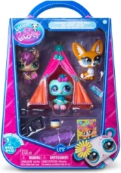 Littlest Pet Shop pizsamaparti 3 figurával