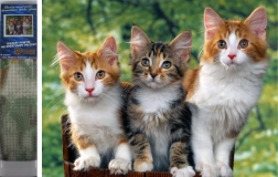 Gyémánt festés Macskák 30x40 cm