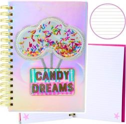 notebook vonalas Candy Dreams holografikus A5