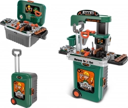 Gyerek szerszámos bőrönd asztallal, 38 cm