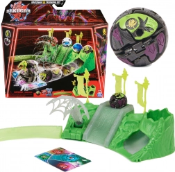 Bakugan Training Set Spidrával – Insect Clan – edzőkészlet fegyverekkel és kártyákkal