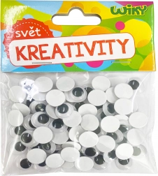 Mozgó szemek 12 mm, 80 db