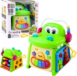 Interaktív oktató kocka Krokodil