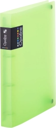 A4-es gyűrűs iratrendező polipropilénből, zöld