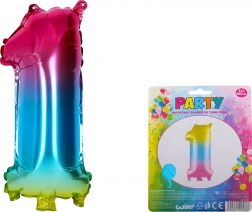 Szivárványos felfújható lufi 1-es szám