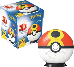 3D puzzlelabda Pokémon Repeat Ball 54 darab