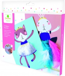 Pockets kreatív készlet – képek díszítése tollakkal és szalagokkal