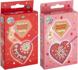 Gyémántfestés – szívecske kulcstartó