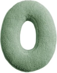 Mealini plüss betű O zöld - 1 db