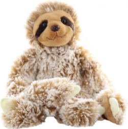 Plüss lajhár tépőzáras mancsokkal, 33 cm