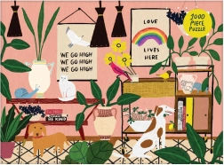 GALISON Puzzle Itt él a szerelem 1000 darab