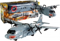 Katonai repülőgép fény- és hangeffektekkel