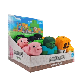 Minecraft plüss kulcstartó