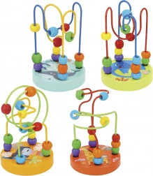 TOOKY TOY fa motorikus gyöngylabirintus