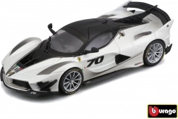 fém autómodell BBURAGO Ferrari FXX-K EVO 2017 1:43 fehér/fekete