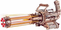 ROKR forgó géppuska – 3D fa mechanikus kirakó