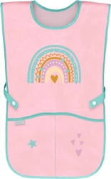 Gyerek kötény, rózsaszín szivárvánnyal