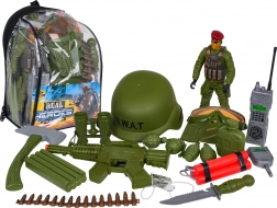 Mega katona szett gyerekeknek tartozékokkal